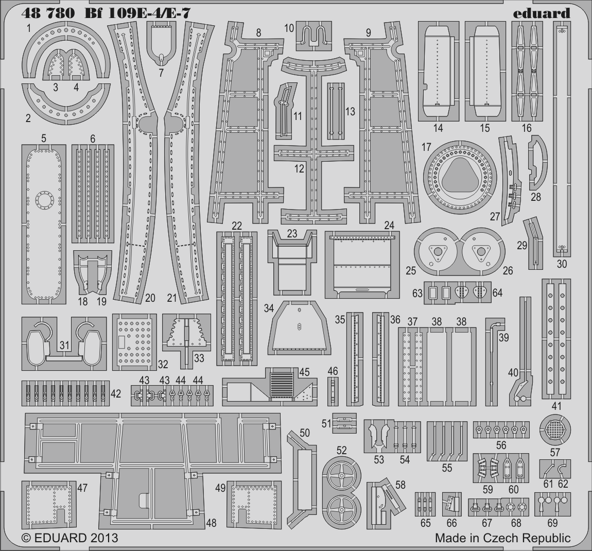 ED48780 Bf 109E-4/E-7