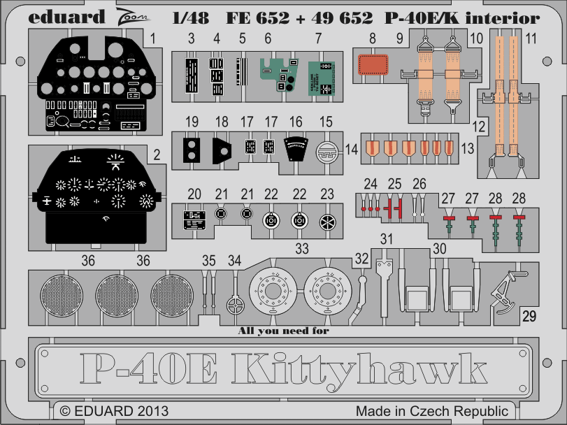 ED49652 P-40E/K S.A.