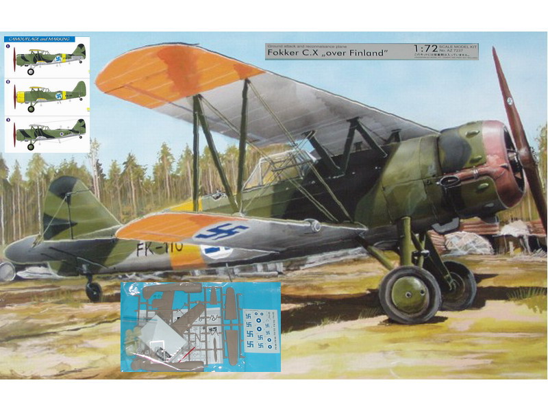 AZ7237 Fokker C.X "Over Finland" 1/72