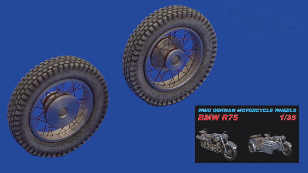 UMM-USA is offering this new product line - MOTORCYCLE WHEELS IN 1/35 scale.